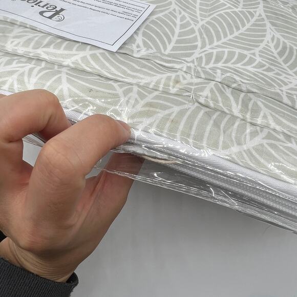 Periea Set of 3 Purse Organizers with Gift Bags Grey Leaves - Picture 6 of 10